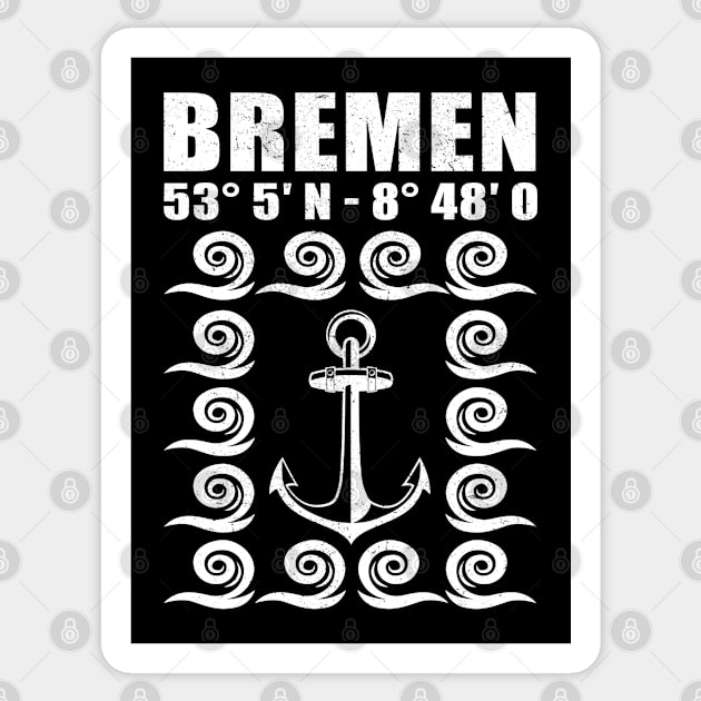 Bremen City Germany | German Lover Gift Sticker by Streetwear KKS